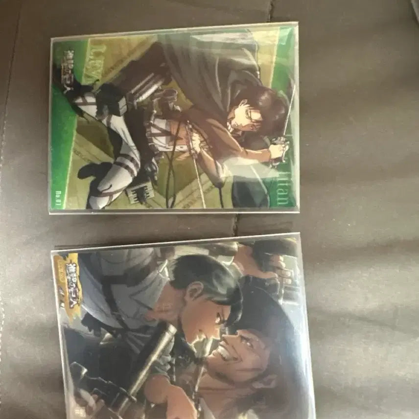 [BUNJANG] Attack on Titan Lenticular Card Set / 진격의 거인 렌티큘러 카드 2종