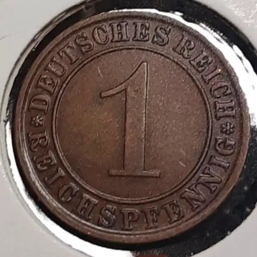 [BUNJANG] 1934 Germany Weimar Republic 1 Reichspfennig Coin / 독일 바이마르공화국 1934년  1라이히스페닝.외국주화.주화 화폐 동전