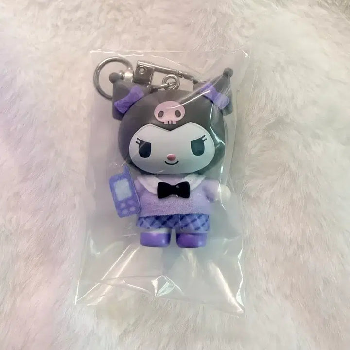 [BUNJANG] Sanrio Chibimotto School Uniform Kuromi Keyring / 산리오 치비모토 학교 교복 쿠로미 키링