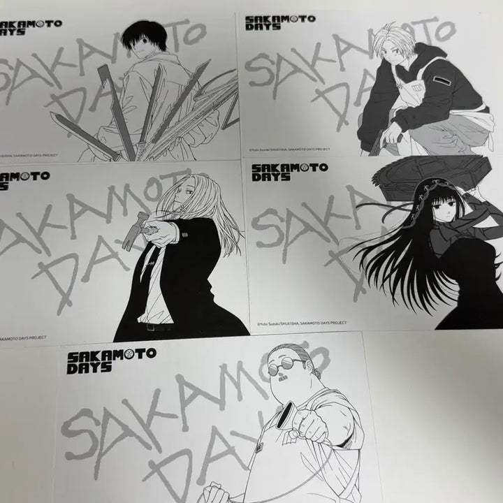 [BUNJANG] Sakamo days Postcard Set (5 types) / 사카모토데이즈 엽서 5종 일괄