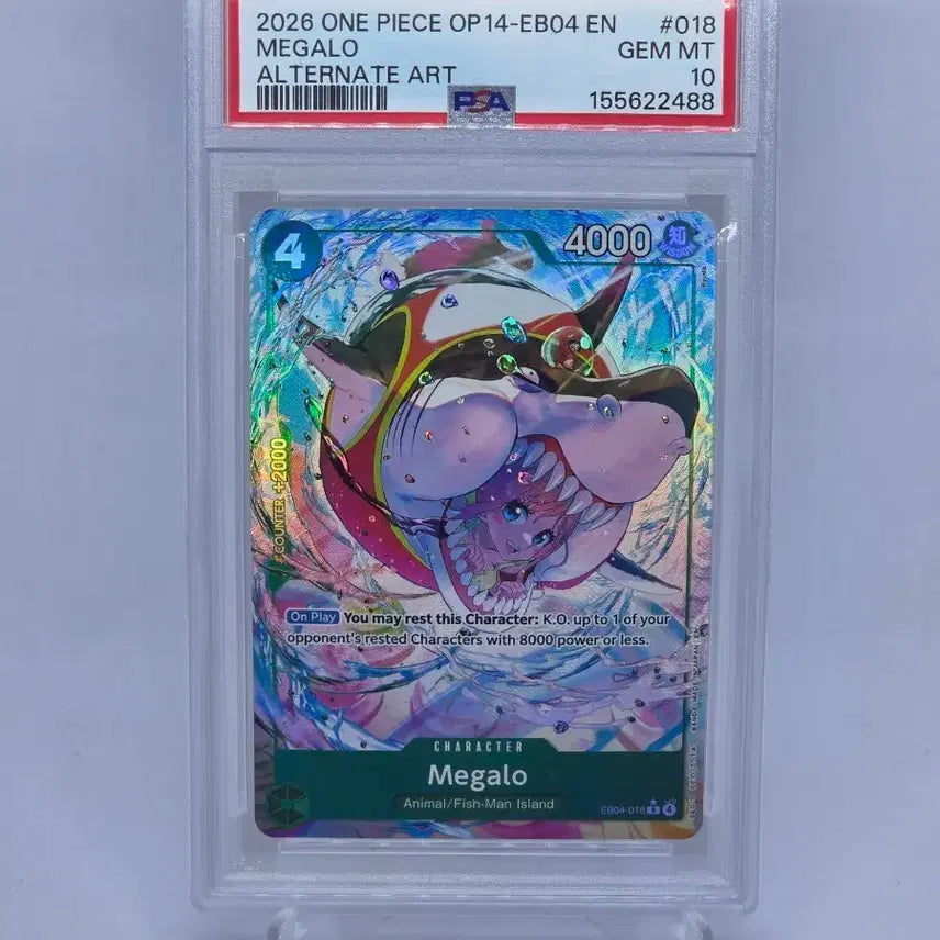 [BUNJANG] One Piece North American Edition Megalo PSA 10 Alternate Art Card / 원피스 북미판 메갈로 psa10