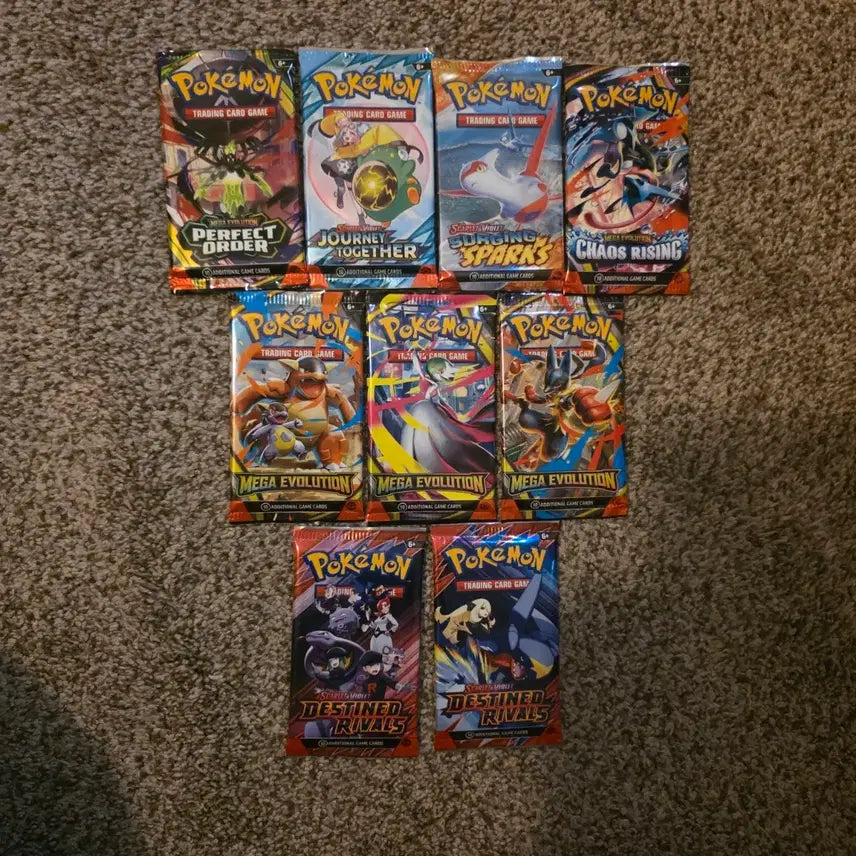 [BUNJANG] Pokemon TCG North American English Booster Packs Bundle / 포켓몬스터 북미판  카드 9팩 (영문)