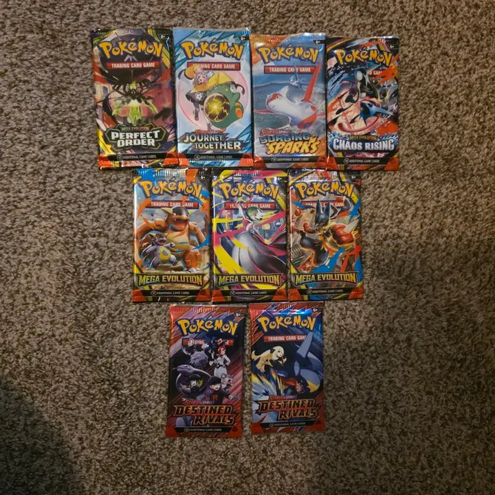 [BUNJANG] Pokemon TCG North American English Booster Packs Bundle / 포켓몬스터 북미판  카드 9팩 (영문)