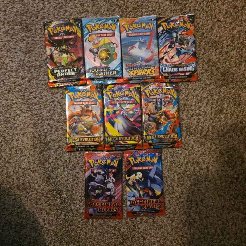[BUNJANG] Pokemon TCG North American English Booster Packs Bundle / 포켓몬스터 북미판  카드 9팩 (영문)