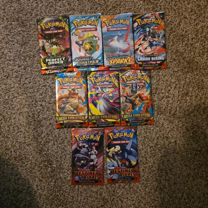[BUNJANG] Pokemon TCG North American English Booster Packs Bundle / 포켓몬스터 북미판  카드 9팩 (영문)