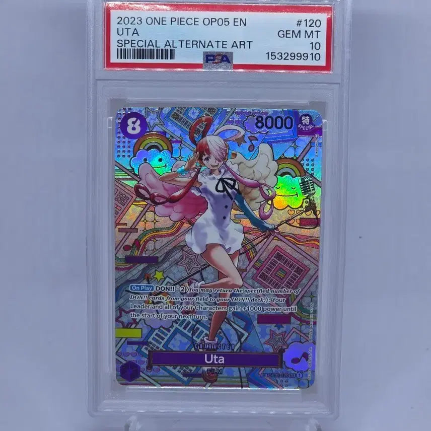 [BUNJANG] One Piece OP05 SP Alternate Art UTA PSA 10 Graded Trading Card / 원피스 북미판 슈가 sp psa10