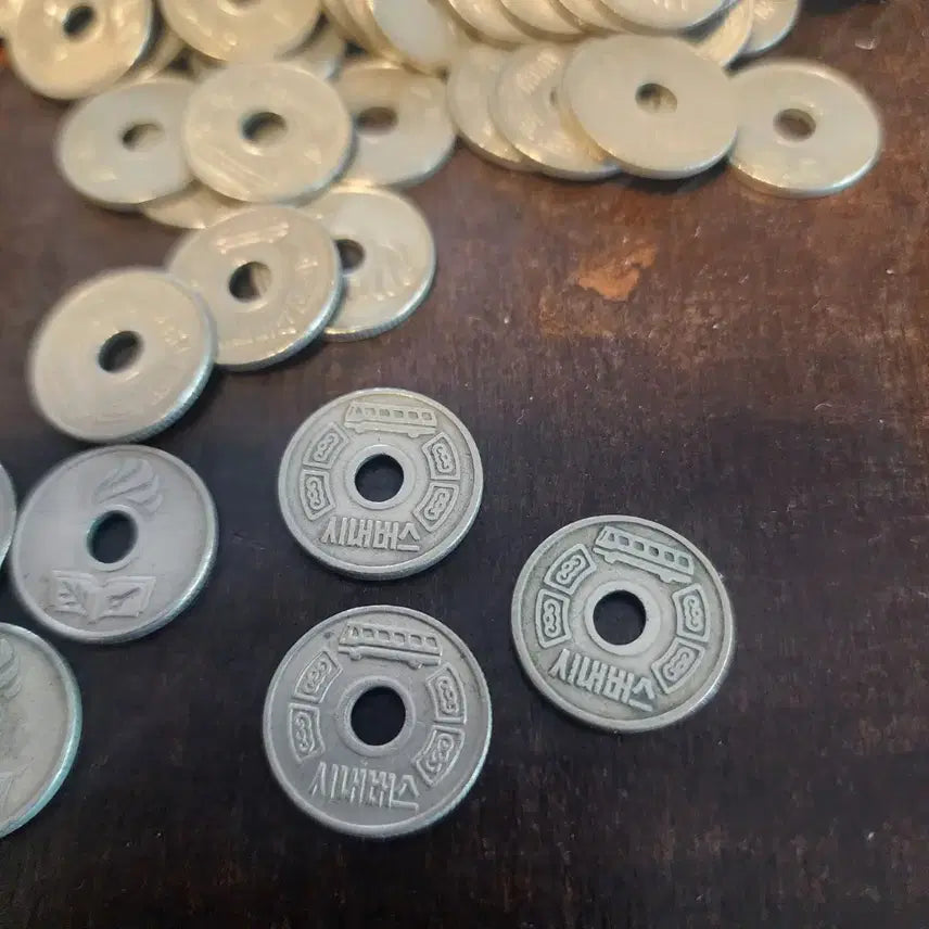 [BUNJANG] Vintage Bus Token Bundle (10 pieces) / 10개에10000원 옛날 일반 