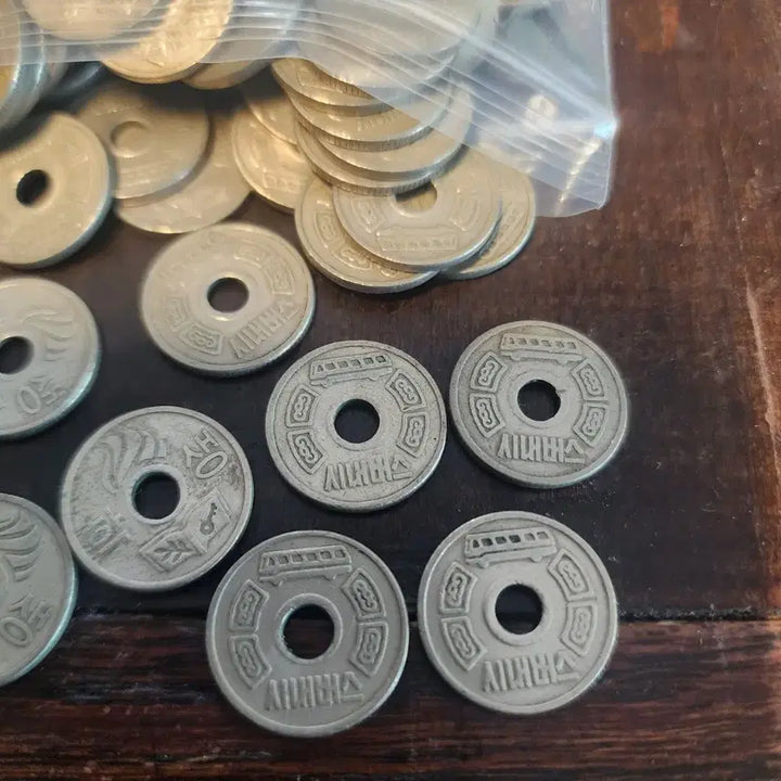 [BUNJANG] Vintage Bus Tokens (Set of 10) / 10개에10000원 옛날 학생 