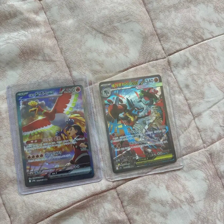 [BUNJANG] Shiny Charizard SAR, Mega Lucario SAR Bundle / 심향의칠색조sar,메가루카리오sar
