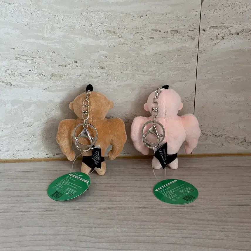 [BUNJANG] Muscle Bread Keychain Set (Tanning &amp; Basic Versions) / [일괄] 근육 빵빵이 인형 키링 세트