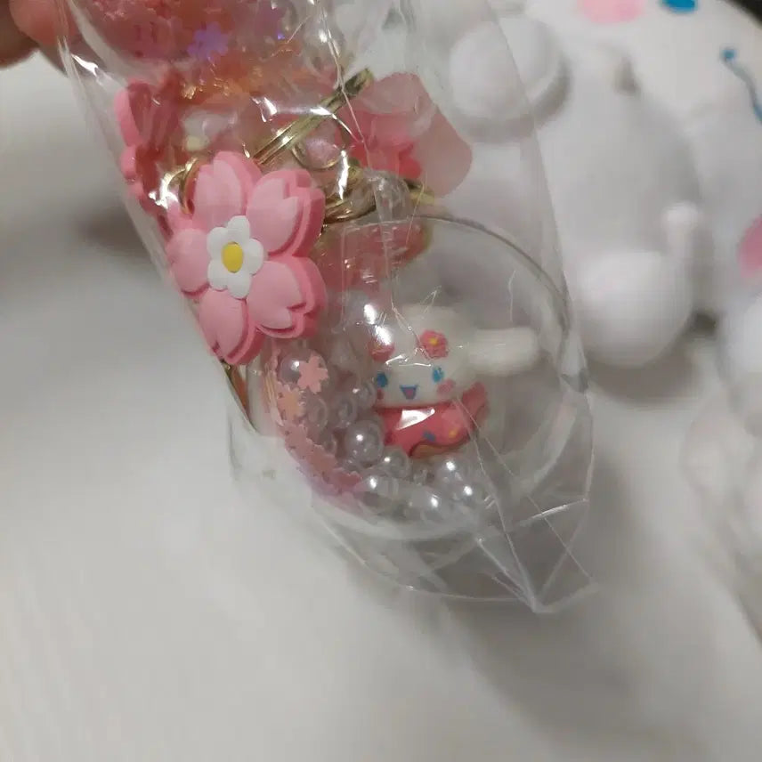 [BUNJANG] Cinnamoroll Doll &amp; Keyring Bundle Set / 일괄) 시나모롤 인형 + 키링