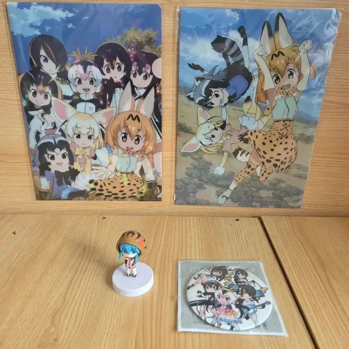 [BUNJANG] Kemono Friends File, PPP Can Badge, Tsuchinoko Figure Set / 케모노프렌즈 파일+ppp캔배지+츠치노코 피규어