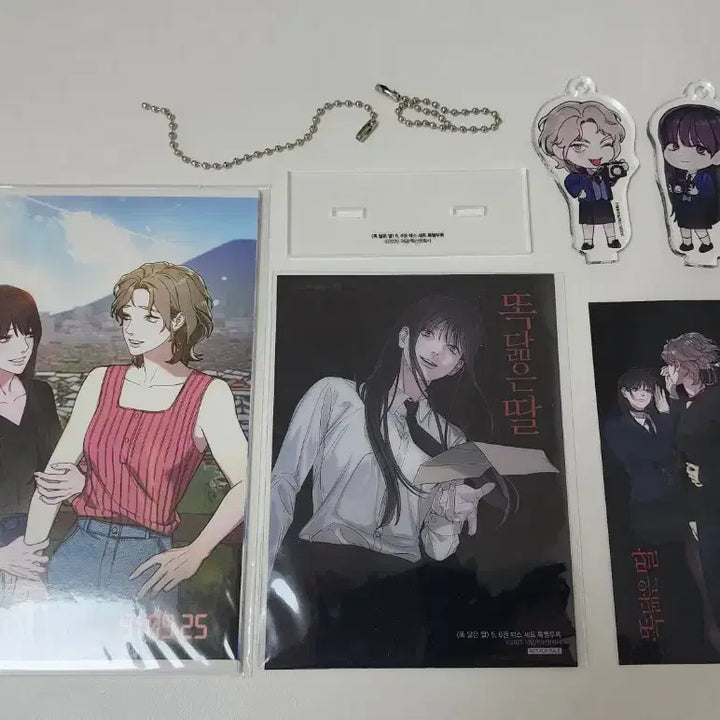 [BUNJANG] Tokdamneun Ttal Volume 5-6 Box Set with Special Bonus Goods Bundle Set / 똑닮은딸 5,6권 박스세트 특별부록 굿즈 일괄