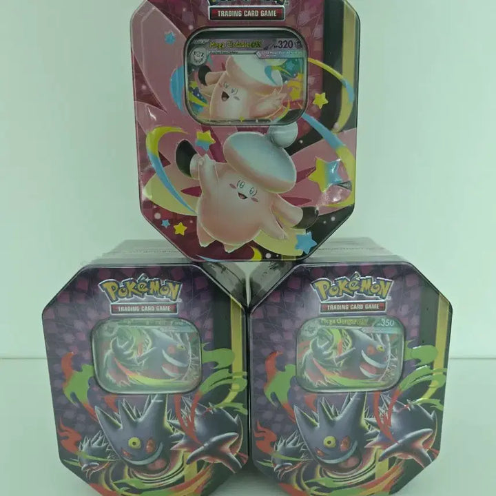 [BUNJANG] Pokemon TCG Mega Gengar and Mega Clefable North American Edition Tin Case - Sealed / 포켓몬카드 메가 팬텀 북미판 틴케이스 미개봉