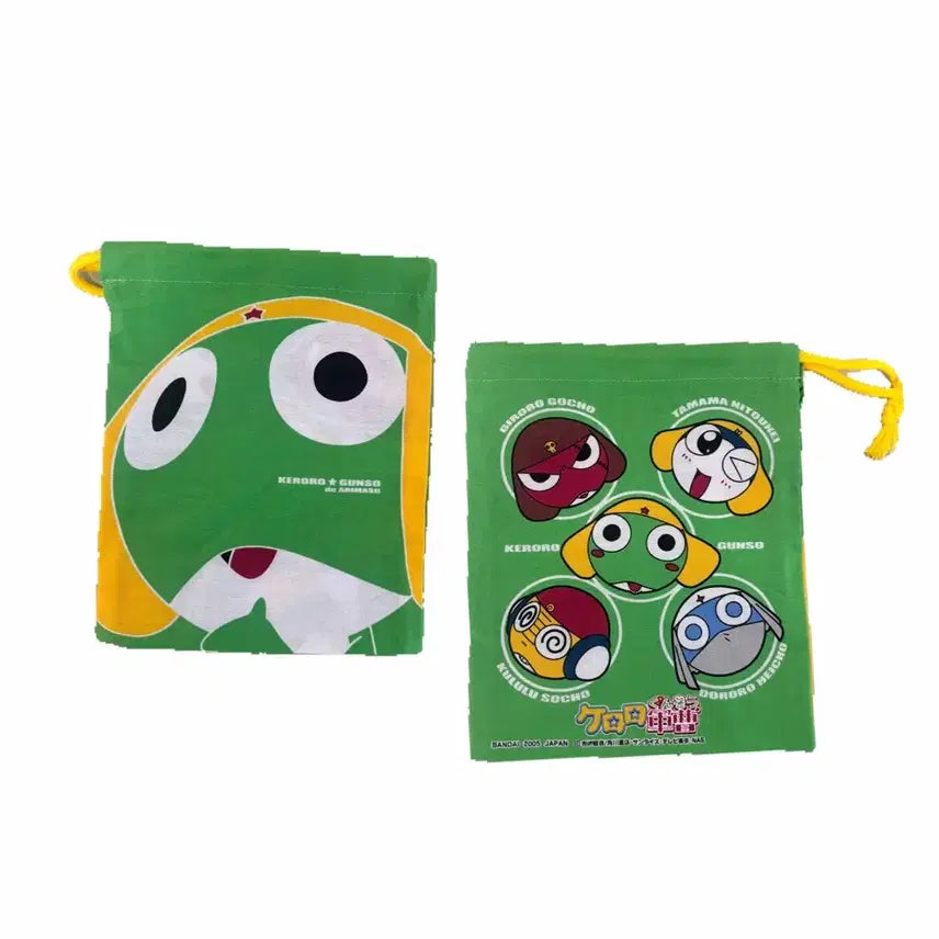 [BUNJANG] Sergeant Frog Keroro Classic Pouch / (급처/2005) 고전 개구리중사 케로로 파우치