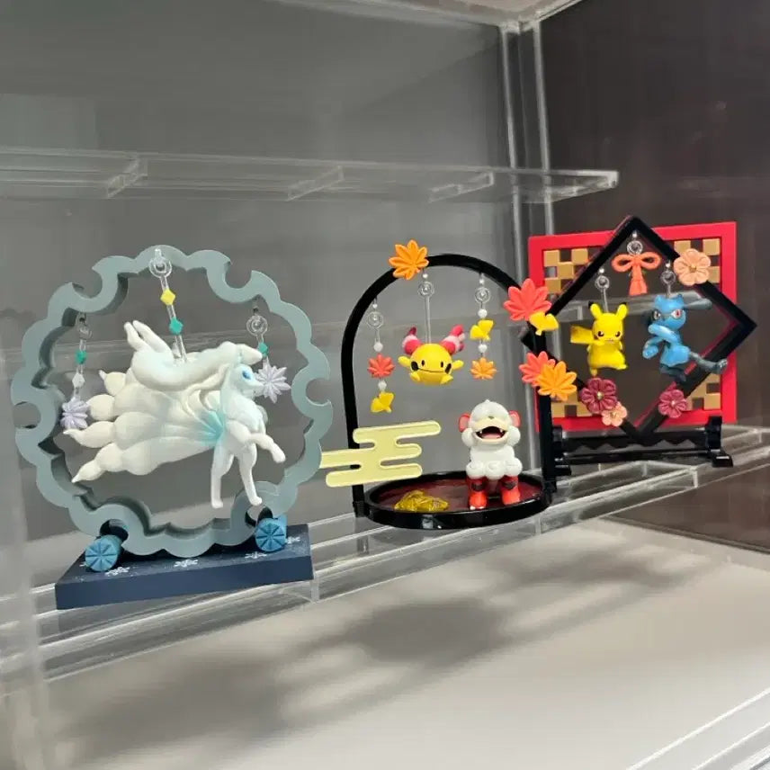 [BUNJANG] Pokemon "Sappun Heundeul" Yuraringrement Set (3 Types, Bundle) / 포켓몬 사뿐 흔들  유라링 리멘트 3종 일괄