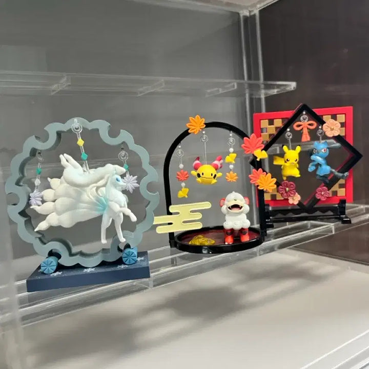 [BUNJANG] Pokemon "Sappun Heundeul" Yuraringrement Set (3 Types, Bundle) / 포켓몬 사뿐 흔들  유라링 리멘트 3종 일괄