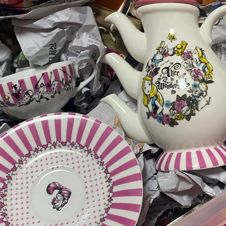 [BUNJANG] Alice in Wonderland Teapot Set / 이상한 나라의 앨리스 티팟 세트