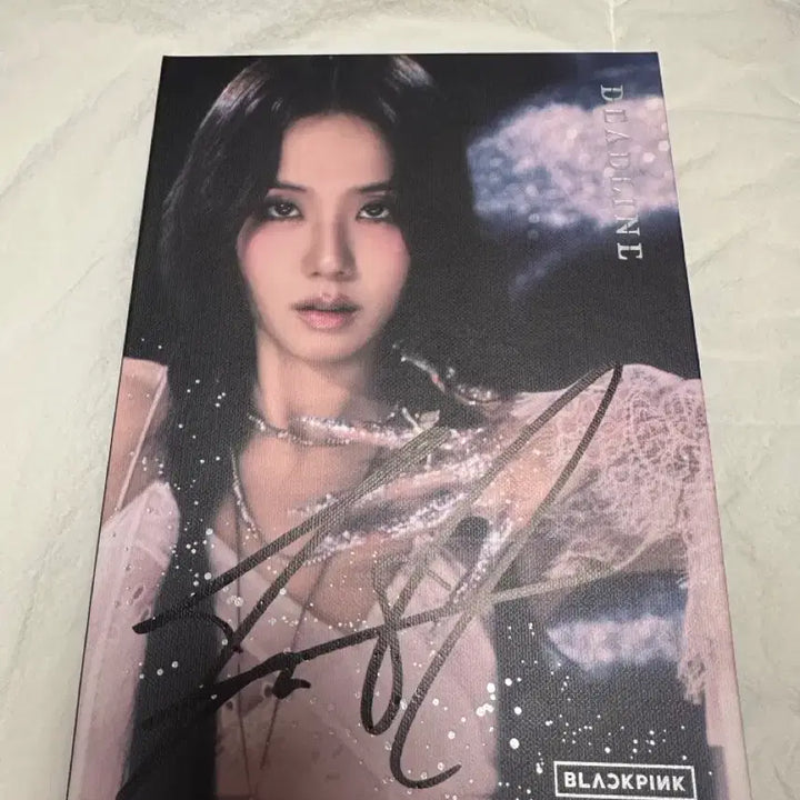 [BUNJANG] BLACKPINK Jisoo Autographed DEADLINE Album (Not For Sale) / 블랙핑크 데드라인 지수버전 친필사인 (비매)