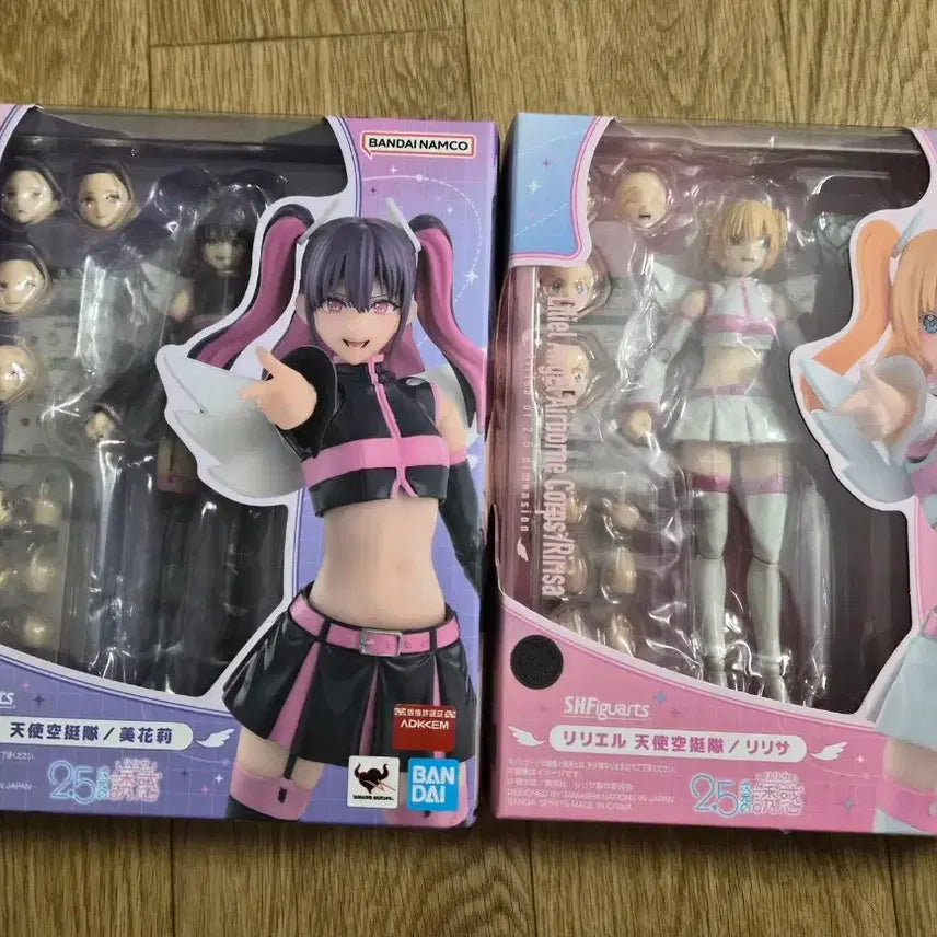 [BUNJANG] SHFiguarts Mikari &amp; Ririsa Figure Set (Opened) / SHF 2.5차원의 유혹 미카리 &amp; 리리사 피규어 세트 개봉품입니다.