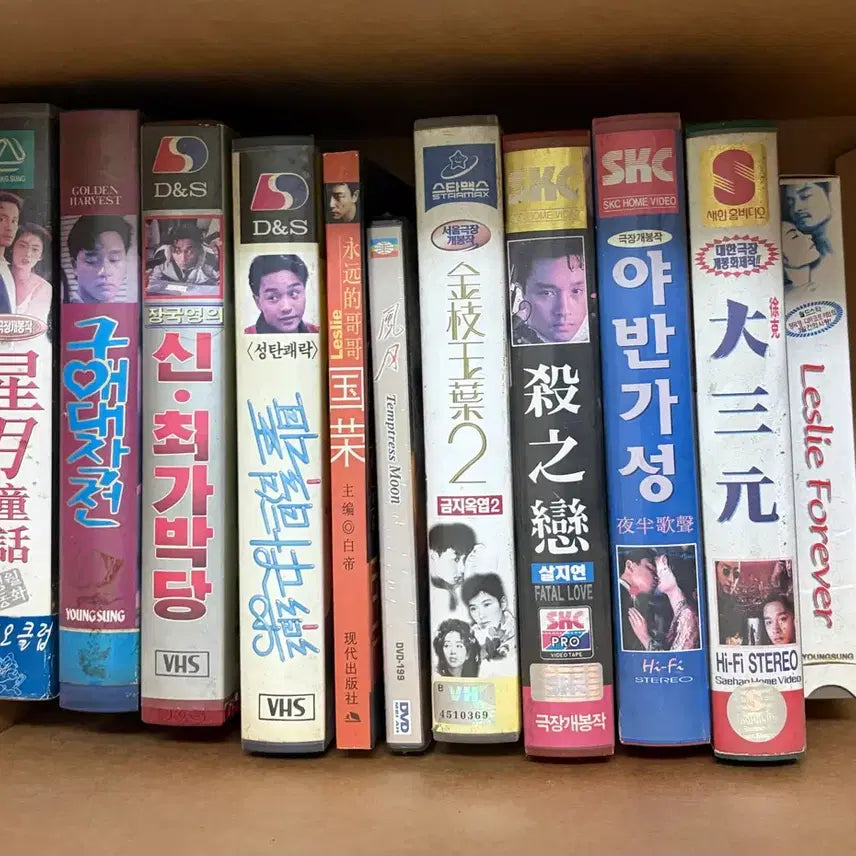 [BUNJANG] Leslie Cheung Video Book DVD Bundle Set / 장국영 비디오 책 DVD 일괄 판매