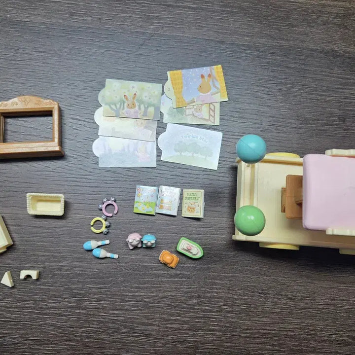 [BUNJANG] Sylvanian Families Toy Wagon &amp; Crepe Shop (Discontinued) / 단종) 실바니안 토이웨건&amp;크레페샵