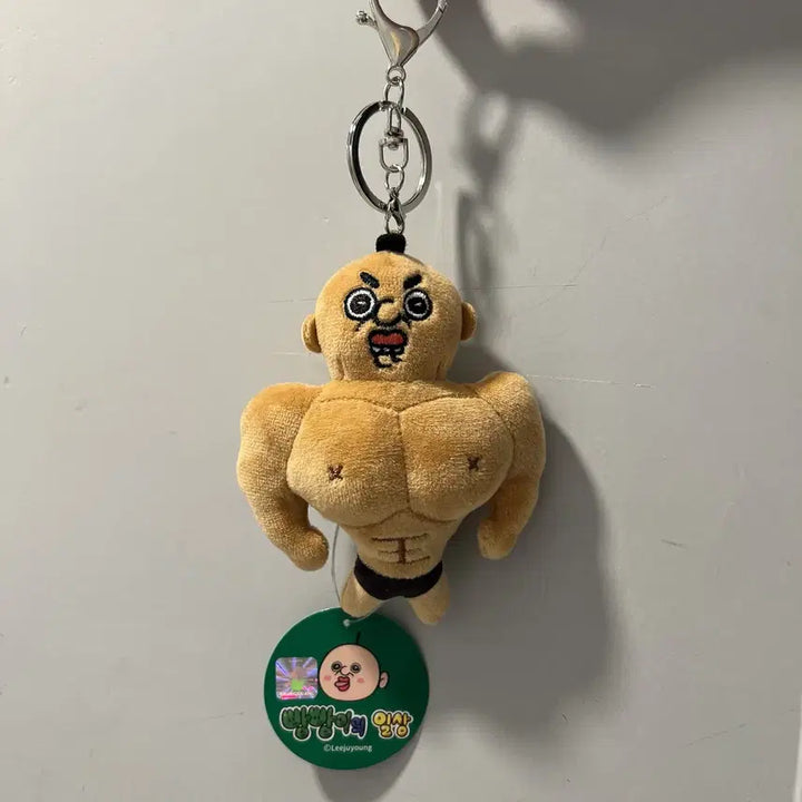 [BUNJANG] Muscle Piggy Tanning Keyring 10cm / 근육 빵빵이 태닝 키링 10cm