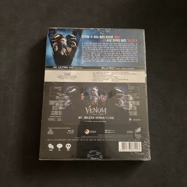 [BUNJANG] Venom 2: Let There Be Carnage Blu-ray Full Slip Steelbook Limited Edition (Sealed) / 블루레이 베놈2 풀슬립스틸북한정판 미개봉