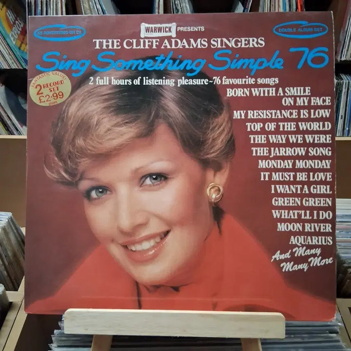 [BUNJANG] The Cliff Adams Singers Sing Something Simple 76 Double LP / 더 클리프 아담스 싱어즈 싱 썸씽 심플 76 더블 LP