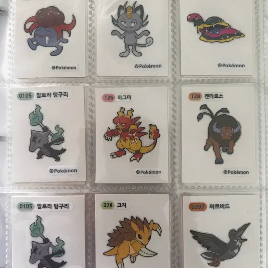 [BUNJANG] Pokemon Sticker Collection / 포켓몬 띠부씰 판매