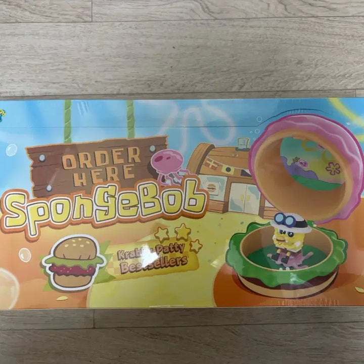 [BUNJANG] Pop Mart SpongeBob Krabby Patty Collectible Figure Full Box / 새상품) 팝마트 스펀지밥 게살버거 크래피 패티 풀박스