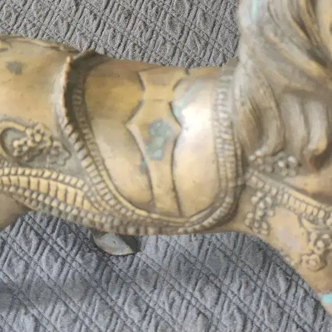 [BUNJANG] European Antique Brass Horse Figurine / 유럽 앤틱  황동 말