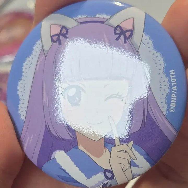 [BUNJANG] Aikatsu! AiStars Sumire Lila Animal Can Badge &amp; Shikishi Set / (일괄)아이카츠 아이엠스타 스미레 리라 애니멀 캔뱃지 색지