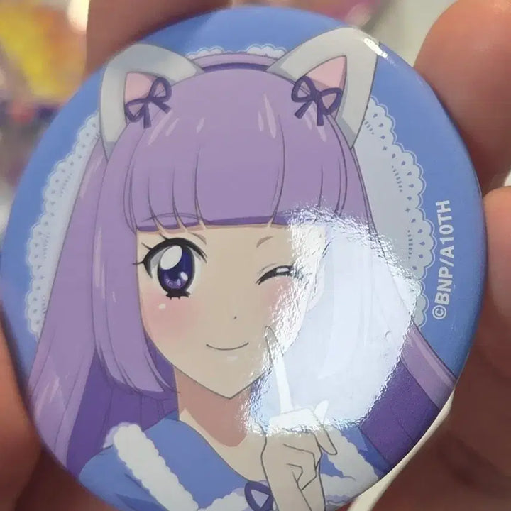 [BUNJANG] Aikatsu! AiStars Sumire Lila Animal Can Badge &amp; Shikishi Set / (일괄)아이카츠 아이엠스타 스미레 리라 애니멀 캔뱃지 색지