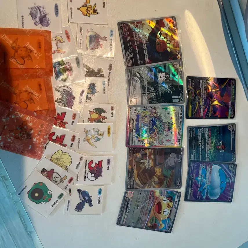 [BUNJANG] Pokemon Sticker Set / 포켓몬띠부씰,카드 상태 최상인것들 팝니당