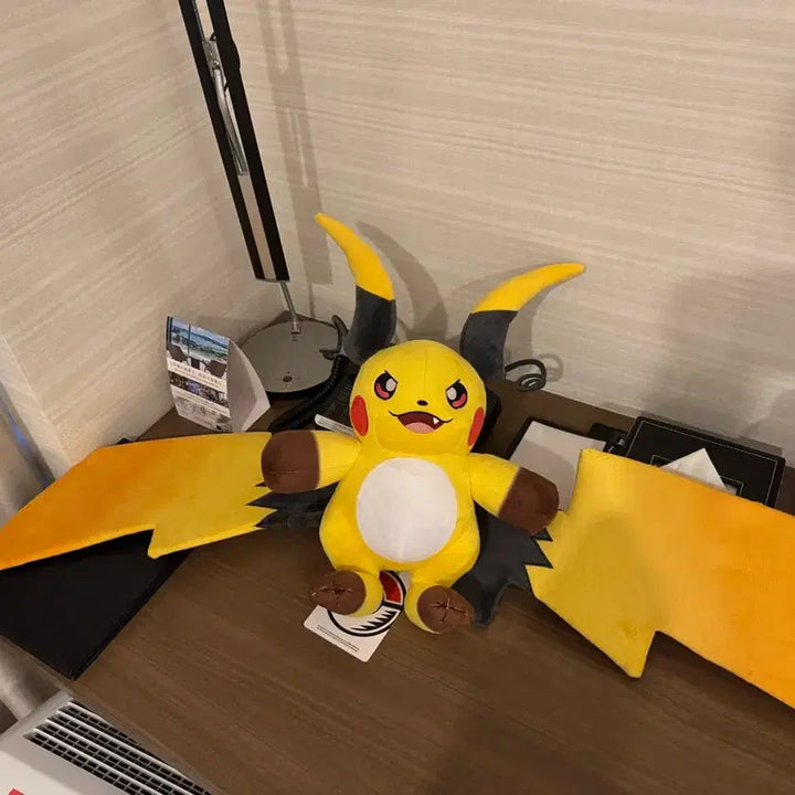 [BUNJANG] Pokemon Center Hiroshima Mega Pikachu Doll + Piplup Keychain Set / 메가라이츄X 인형+팽도리 키링