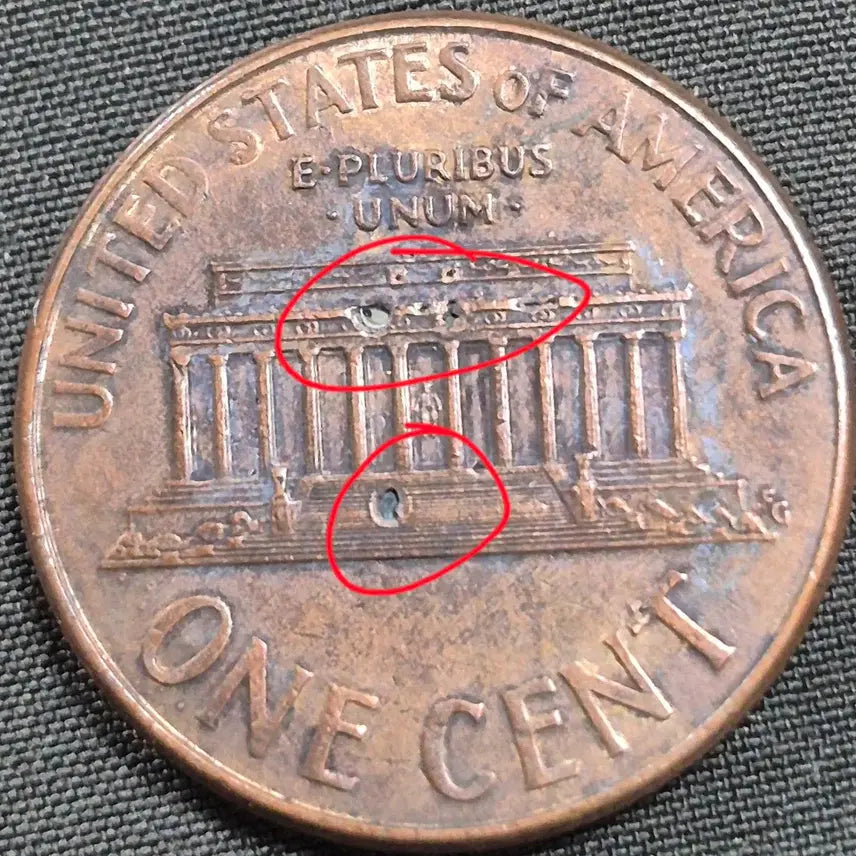 [BUNJANG] 2002 D Lincoln Cent Die Clip Error Coin / 2002년 D링컨 센트. 다이 크립 에러 주화