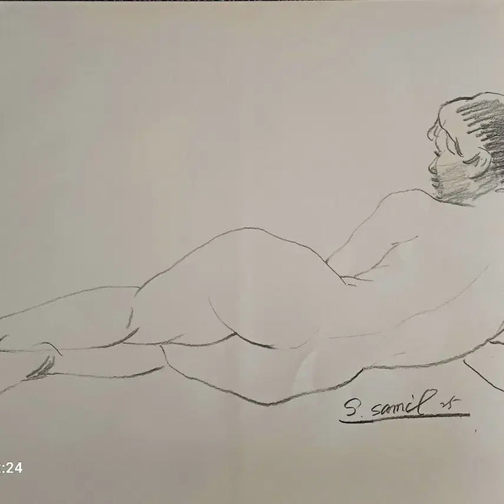 [BUNJANG] S. Samil Figure Drawing / 서양화 신삼일 화가의 인체 드로잉