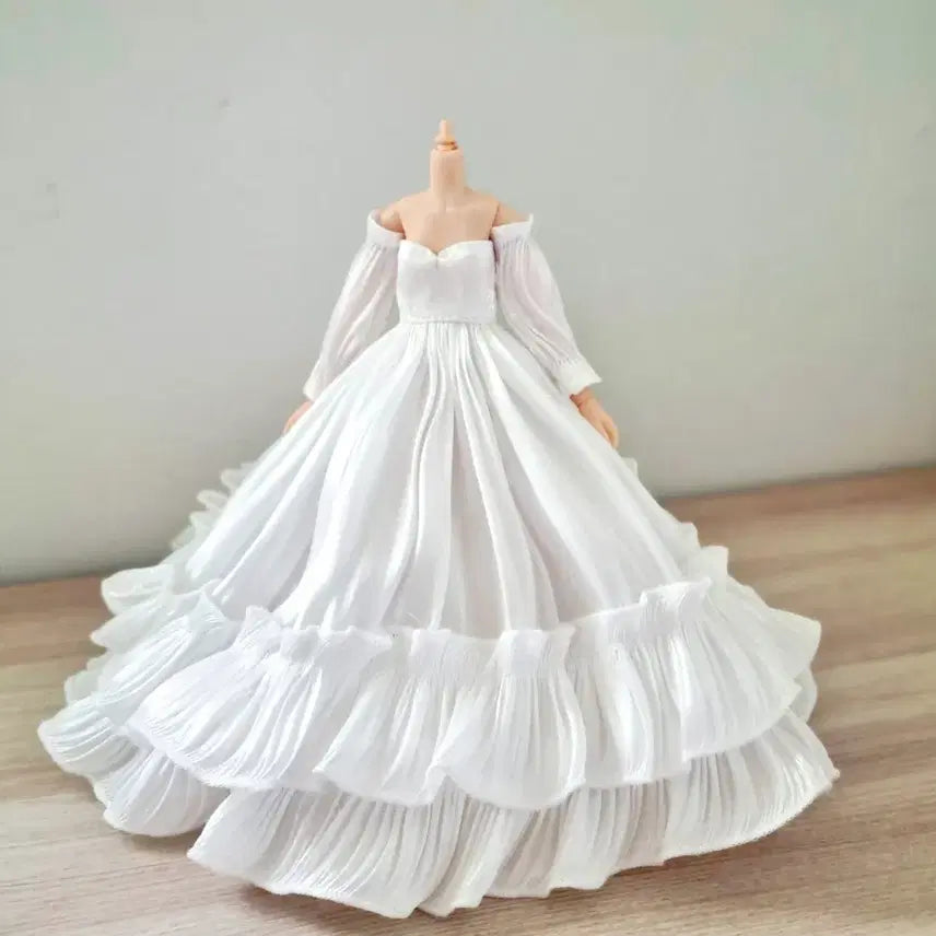 [BUNJANG] Obitsu 24cm White Body + Off-Shoulder Dress Bundle Set / 오비츠24 S 미백(화이티) 바디 + 오프숄더 드레스 일괄 판매합니다