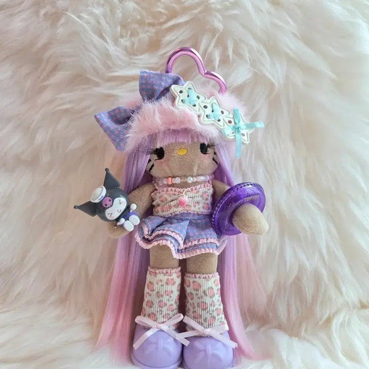 [BUNJANG] Long Legged Kitty Custom Keychain Doll / 롱다리키티 커스텀 키링 인형