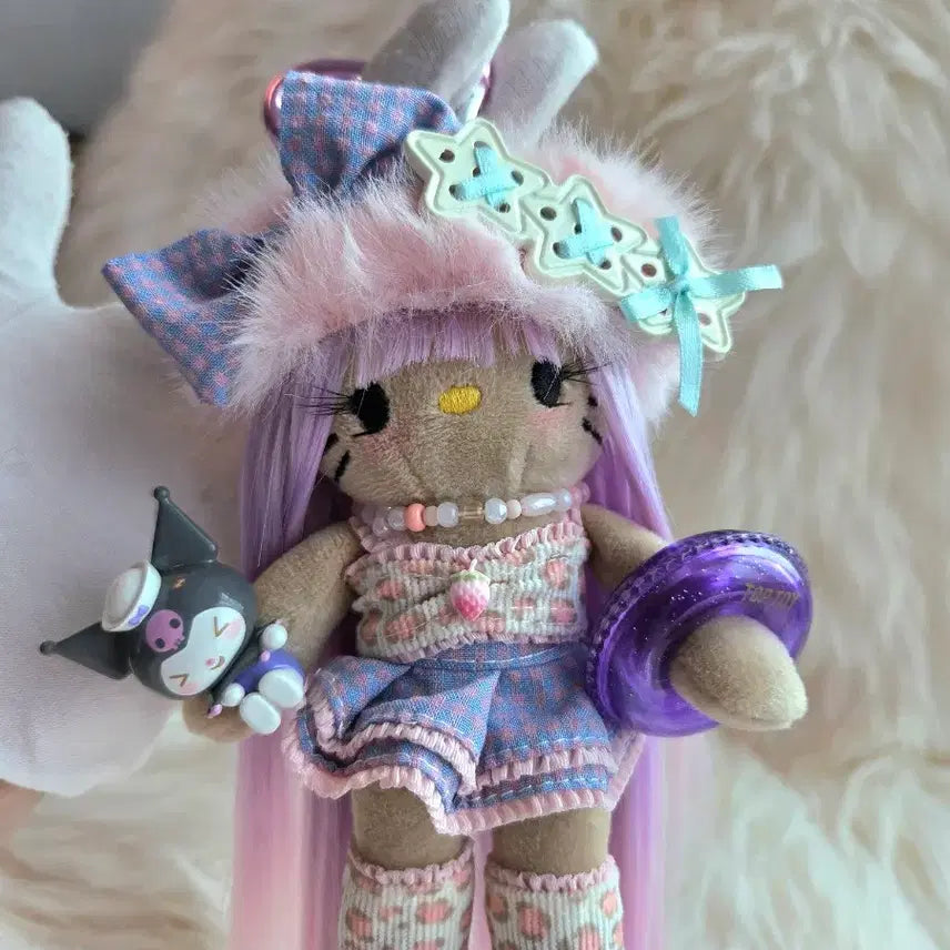 [BUNJANG] Long Legged Kitty Custom Keychain Doll / 롱다리키티 커스텀 키링 인형