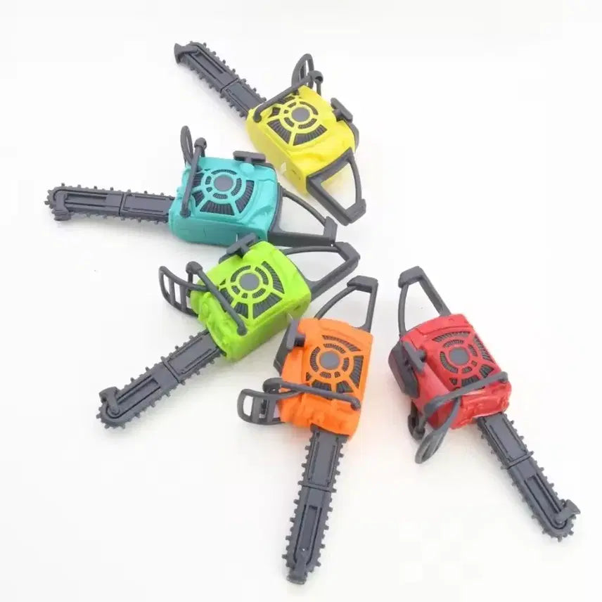[BUNJANG] Vibrating Chainsaw Gacha Toy - Green (New) / 진동 체인톱 전기톱 가챠 연두 색상(새상품)