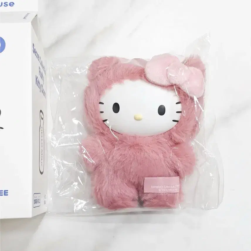 [BUNJANG] Sanrio House Pink Cherry Hello Kitty Random Plush Keyring / 산리오하우스 핑크 체리 헬로키티 랜덤 플러시 키링