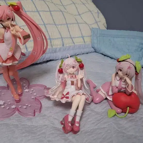 [BUNJANG] Sakura Miku Prize Figure Bundle Set / 사쿠라미쿠 경품 피규어 3개 일괄 판매합니다