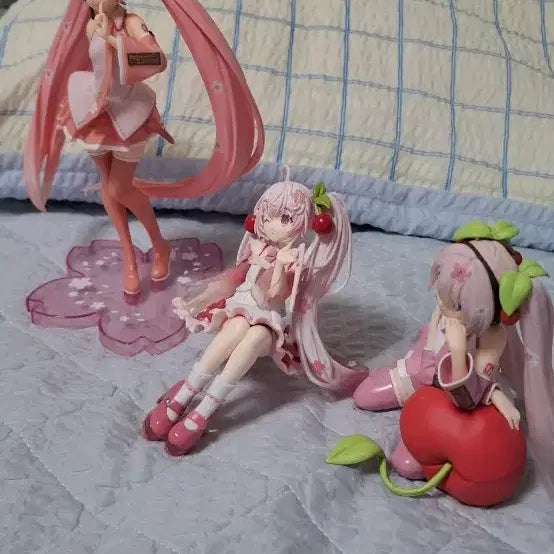 [BUNJANG] Sakura Miku Prize Figure Bundle Set / 사쿠라미쿠 경품 피규어 3개 일괄 판매합니다