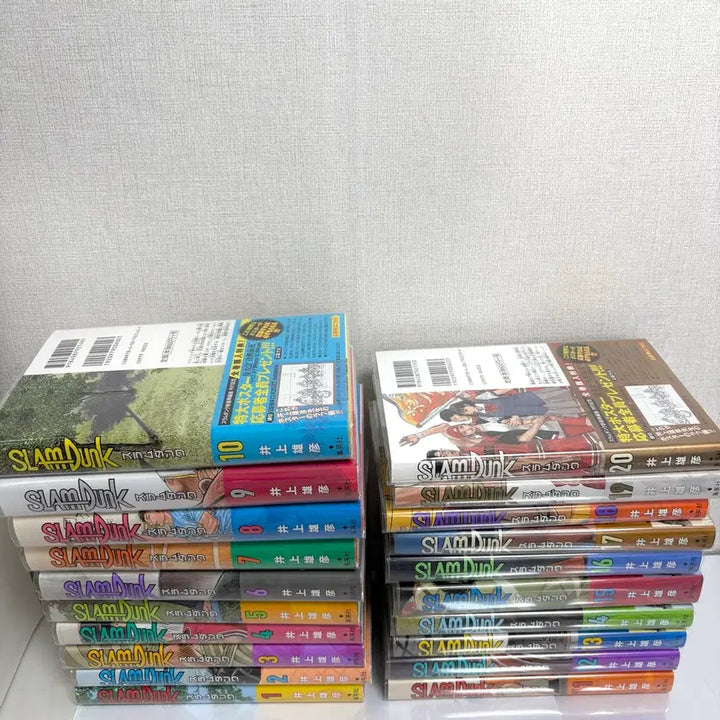 [BUNJANG] Slam Dunk Japanese Edition Manga Complete Set &amp; Vintage Figure Keychain / 슬램덩크 일본어판 원서 신장판 만화책 전권 고전 피규어 키링