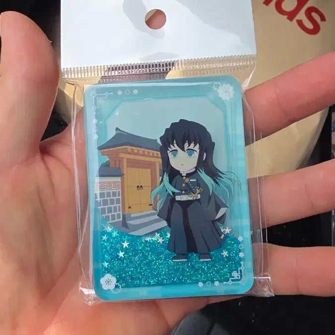 [BUNJANG] Demon Slayer Muichiro Tokito Glitter Acrylic Block / 귀멸의 칼날 전집중전 무이치로 글리터 아크릴 블록