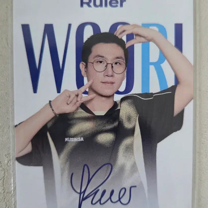 [BUNJANG] Ruler Woori Bank LCK Photocard / 룰러 우리은행 lck 포토카드