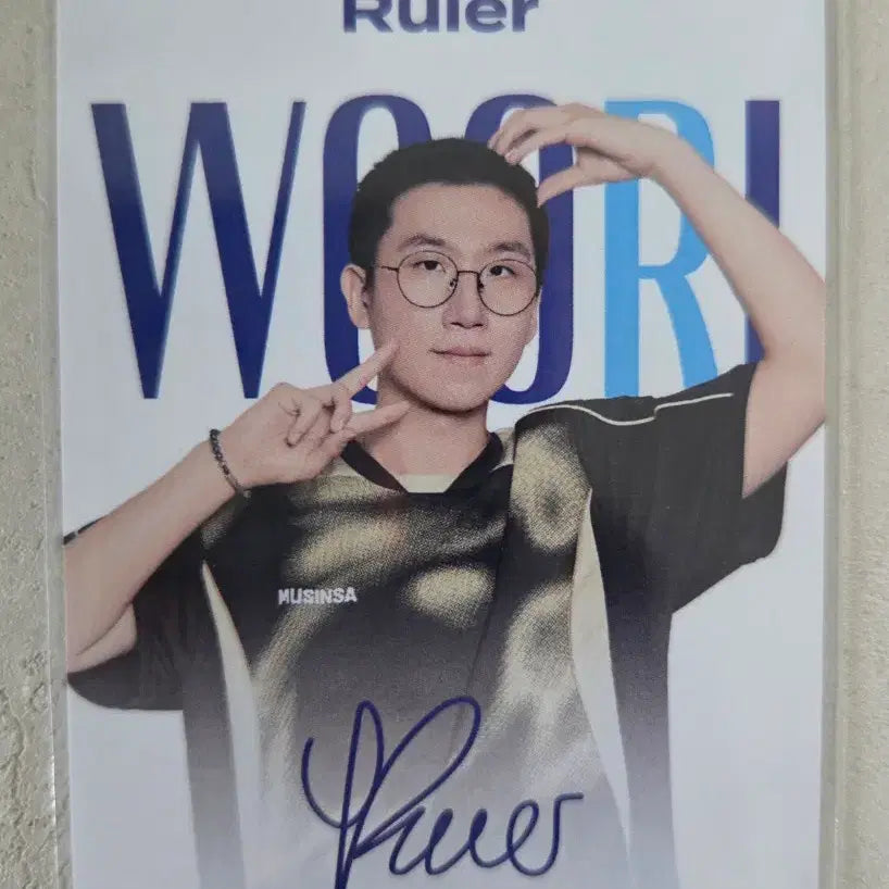[BUNJANG] Ruler Woori Bank LCK Photocard / 룰러 우리은행 lck 포토카드