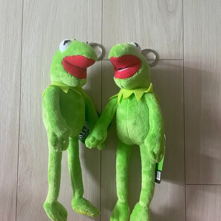 [BUNJANG] Disney Muppets Kermit Doll Keychain Set / 새상품)디즈니 머펫 인형 키링 커밋 세트